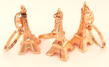 Lot de 100 Porte-clés Tour Eiffel Paris France Cuivre Cadeaux souvenir 4,5 x 2cm