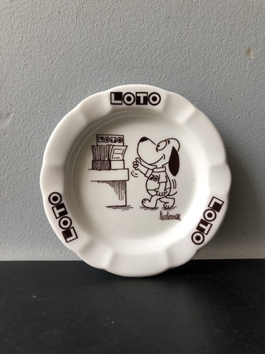 Vintage cendrier porcelaine - vintage,