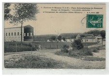 77 BEAUVAL #19744 PARC AEROSTATIQUE PRES MEAUX HANGAR DIRIGEABLE COLONEL RENAR