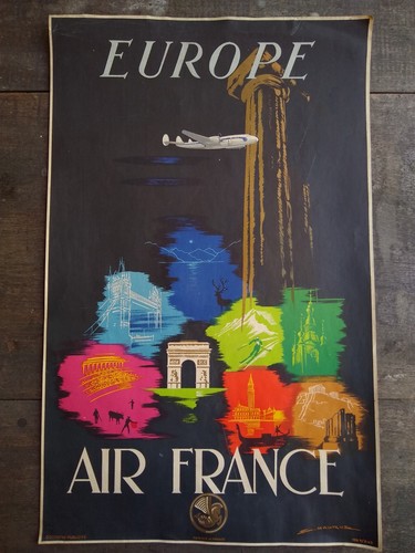 Vintage travel poster - travel, by