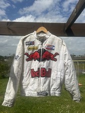 VESTE BLOUSON RALLYE F1 OXO REDBULL MICHELIN BLANCHE NOIR BLANC TAILLE XL (Lire)