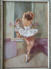 Tableau ancien, pastel