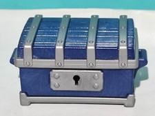 PLAYMOBIL COFFRE COFFRE ARCON BLEU BATEAU PIRATE REF 3950 GALEON TRÉSOR ÎLE