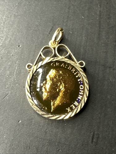 Ancien pendentif médaille - ancien,