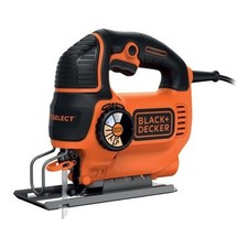 Scie Sauteuse Black & Decker KS801SEK QS Avec Mallette, Pour Découpes Courbes Et