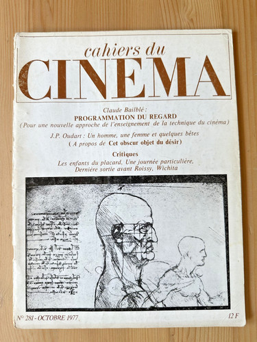 Cahiers cinéma 281 - n°,