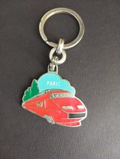 Ancien porte clé métal Train TGV Locomotive SNCF 