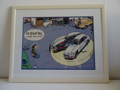 Sérigraphie gaston lagaffe - sérigraphie,
