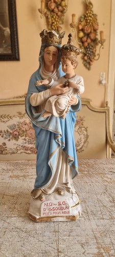 French antique plaster statue - french,