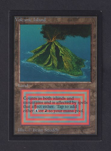 Magic mtg volcanic island - mtg,