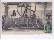 EPERNAY: vendange en champagne, pressoir electrique - très bon état