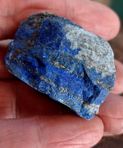 Lapis lazuli brute bleue 100 - lapis,