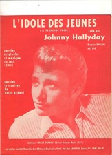 partition JOHNNY HALLYDAY : l'idole des jeunes