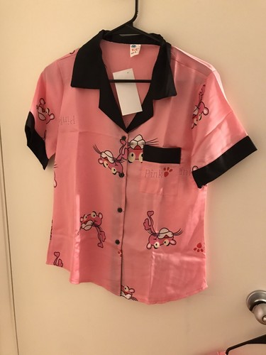 Pajama satin silk sweet pink