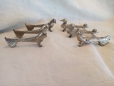 6 porte-couteaux Art Déco