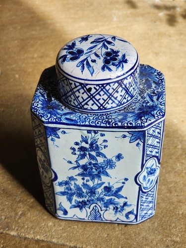 Pot thé boite delft - thé,