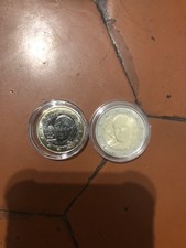 Pièces 1 et 2 euros Monaco 2025 neuves sorties du rouleau UNC Nouvelle Face