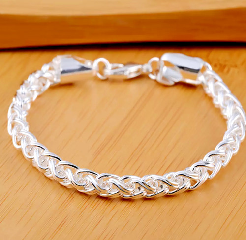 Bracelet femme fille argent
