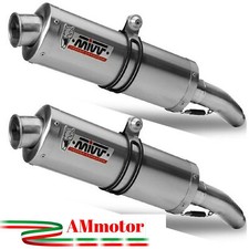 Mivv Yamaha Xt 660 X / R 2008 EXHAUST Pot D' Echappement Moto Oval Inox