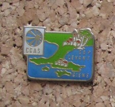 Pin's EDF GDF CCAS Cap Levant
