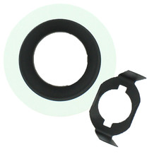 1 Pc 4" Mini Black Baffle Trim