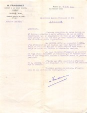 1932 M FRAISSINET A RABAT - M. FOUCAULD A COGNAC