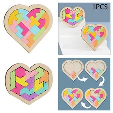 Puzzle en forme de coeur en