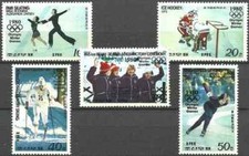 Timbres Sports d'hiver JO