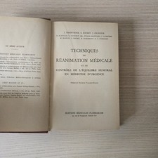 Livre Techniques de Réanimation Médicale