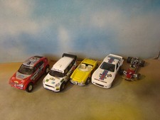 LOT DE 5 VOITURES RALLYE PISTE
