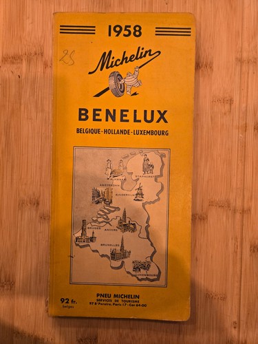 Guide michelin benelux 1958 - guide,