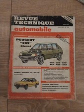 REVUE TECHNIQUE PEUGEOT 205 1.8 D GLD GRD SRD XLD XRD XAD Rta peugeot 205 diesel