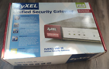 ★ ZYXEL 10/100/1000 OFFICIEL 4 ports original prise ethernet Business Firewall