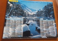 almanach du facteur - calendrier la poste 1997