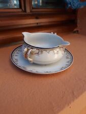 Saucière sur plateau Porcelaine Limoges Frank Haviland Ancienne