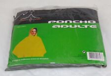 Poncho adulte couleur vert kaki type militaire. 100% vinyl.