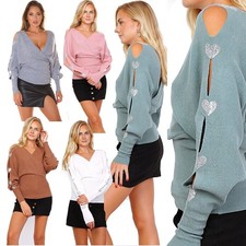 Pull Décolleté à Cœurs