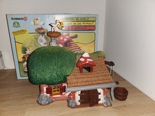 Chaumiere Schtroumpf Maison Vintage, Smurf, Schleich