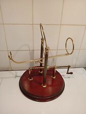 Décanteur Mécanique À Manivelle/Levier Bois/Laiton Made In France