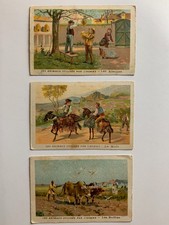 LOT 3 ANCIENNES IMAGES CHROMO