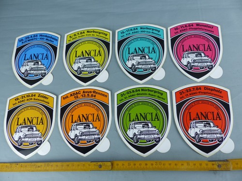 Lot autocollants sticker - de, 8