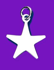 Pendentif étiquette étoile