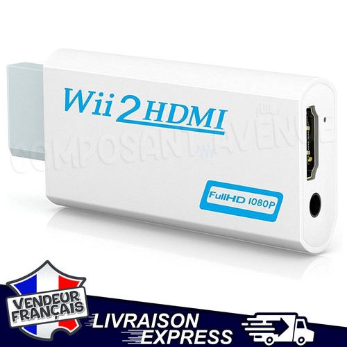 Adaptateur wii vers hdmi - wii,