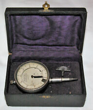 ANCIEN MICROMÈTRE COMPARATEUR à CADRAN Pierre ROCH ROLLE SUISSE + COFFRET 1900