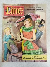 Line Nº153 Le Journal Des Chics Filles / Févirer 1958 | Bon état