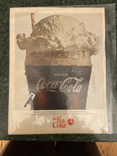Coca cola vintage - cola, paper