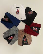 Showu Paisley Gilet Homme Sans Manches Slim Fit double boutonnage