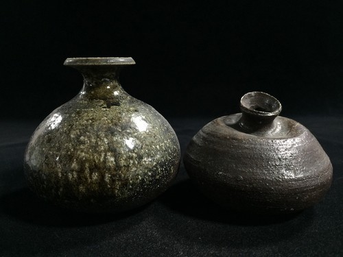 O1134 vase céramique bizen - o1134,