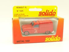 Solido 1/43 - Renault 4L Fourgonnette Pompiers Paris 1325