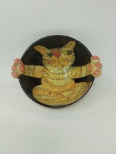 Céramique Vintage Bol Chat (D)